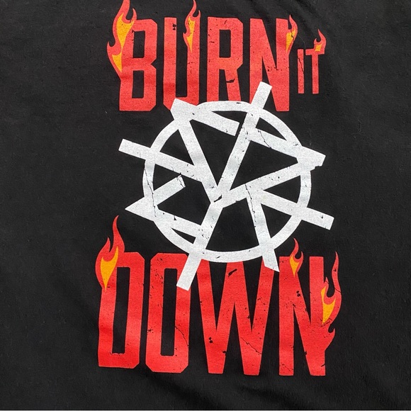 WWE Seth Rollins 2017 “Burn It Down” YOUTH Tee - Picture 2 of 7